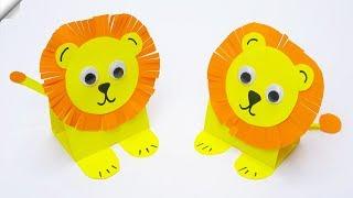 DIY Paper LION  Paper crafts