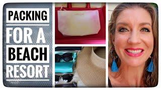 PACKING FOR A BEACH RESORT VACATION | Pack with me for Cancun, Mexico | What to pack for the beach