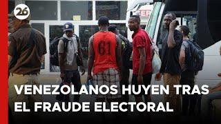 Miles de migrantes venezolanos arman una caravana hacia EEUU tras el fraude electoral