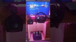 Logitechg29 Setup, Logitechg Driving force gt Setup in Pink light 