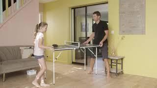 How to Assemble PPT 130 Small Free Indoor Table Tennis Table | Decathlon Singapore