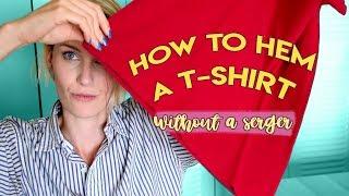 How to hem jersey knits on a regular sewing machine