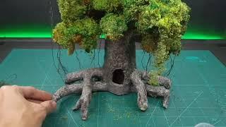 DIY Miniature Fantasy Tree Tutorial: Create a Magical Forest Scene