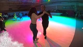 Salsa social dancing / Fedor Nedotko & Anastasiya Bilskaya @ Hot Winter in Siberia Salsa Festival