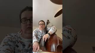 Double Bass Day 3 M. Leontovych: Bell Carol #doublebass #christmasmusic #christmascarol