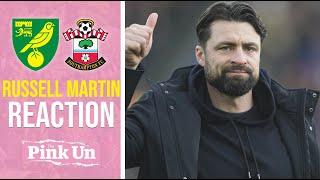 Russell Martin Reaction | Norwich City 1-1 Southampton | The Pink Un