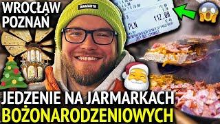 Sprawdzam JEDZENIE NA JARMARKACH - paragony grozy?! JARMARK BOŻONARODZENIOWY POZNAŃ i WROCŁAW [2022]