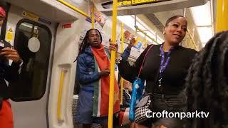 Notting Hill Carnival London inside the tube