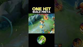  WATCH THIS - ONE HIT BUILD FREYA 2024 ~ MLBB  #mobilelegends #onehitbuild #freya #shorts