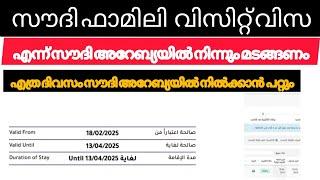 Saudi Family Visa clarification date of entry |    Maximum Stat period in saudi  Arbia