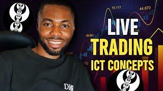 A WINNING SESSION LIVE TRADING USING ICT CONCEPT | EURUSD |