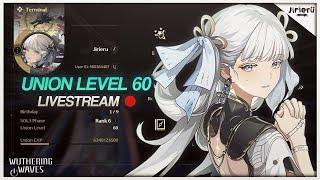 UNION LEVEL 60! FAMILY FRIENDLY JINHSI MAIN! NO COOMERS! | Wuthering Waves Livestream