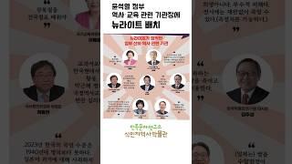뉴라이트, 윤석열 정부 장악