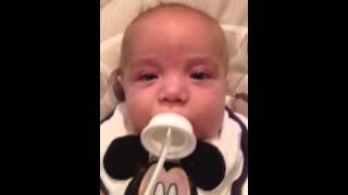 Baby Bryce rocking out!