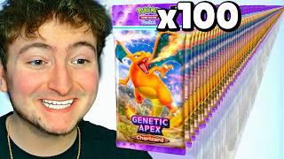 I Opened 100 CHARIZARD Packs in TCG Pocket!