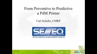 How to Start a Predictive Maintenance (PdM) Program | eMaint Video