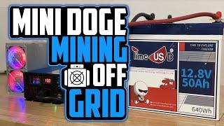 Crypto Mining Off Grid for Science | Timeusb 50Ah 12.8v Lithium Iron Battery