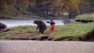 Man Fighting Bear for Tastiest most tender Salmon TV Commercial John West | 2000's UK TV ADVERT