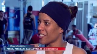 Para vencer a obesidade, mulher investe no Kickboxing e se torna campeã brasileira no esporte