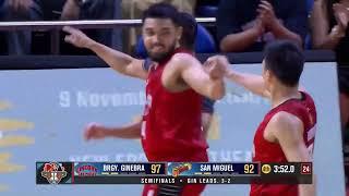 RJ Abarrientos, Scottie Thompson's FASTBREAK PLAY vs San Miguel in 4Q | PBA Season 49 Governors' Cup