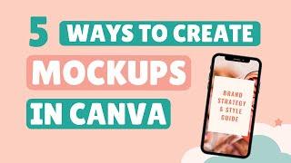 How To Create A Mockup For Your Opt-In Freebie In Canva | Step By Step Canva Tutorial