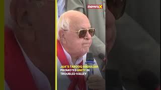 #watch | J&K’s Farooq Abdullah Promotes Togetherness Amidst Regional Tensions | NewsX