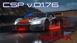 RainFX w/ Working Rain Physics // NEW CSP 0.1.76 // Assetto Corsa [4K]