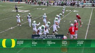 Oregon Offensive Line vs Ohio State (2021)