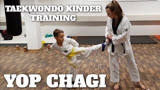 Taekwondo Kinder Training - Yop chagi (Sidekick) lernen