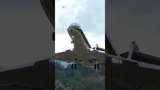Incredible Short Take-Off of the Bombardier Global 7500 in Bern, Switzerland!!