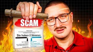 Wählen gehen ist ein Scam