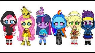 My little pony as Fortnite-Llama Peely Gingerbread and others- Craft ideas