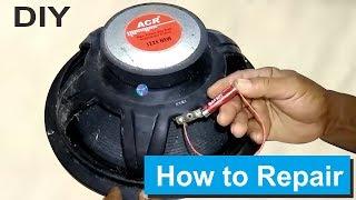 DIY - How to Repair a  Dead speakers nano_Tech