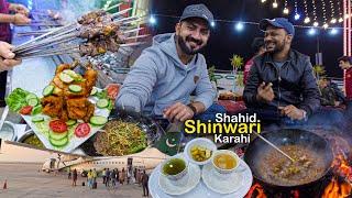 Shinwari Karahi, Afgani Boti, Blochi Tikka & Fish kabab in Karachi With Zia bhai @streetfoodpk