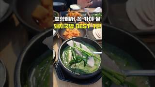 포항에서 꼭 가야 될 돼지국밥 BEST 1탄 [ #주관식당 #포항맛집 ]