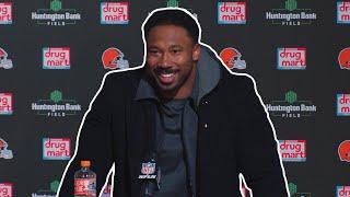 Myles Garrett Postgame Press Conference vs. Steelers | Cleveland Browns