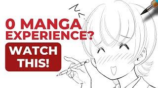 How to Draw your FIRST Manga with NO Experience | Total Beginner Manga Tutorial