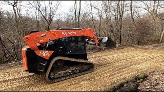 WOW! New Kubota SVL97-2 , First Time Moving Dirt. I'm thoroughly impressed