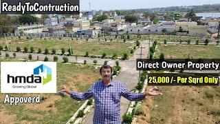 Near Bachupally//OpenLand,OpenPlotForSale 100Feet RoadFacing||ReadyToContruction#hyderabad#house