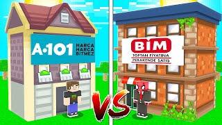 BİM EV VS A101 EV!  - Minecraft