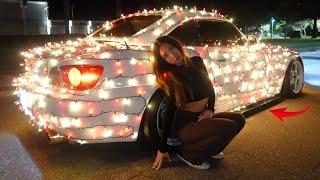 putting christmas lights on my car *tutorial*