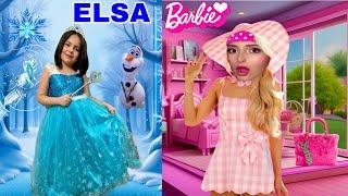 ELSA vs BARBİE SİHİRLİ ZEYNEP HİRANUR NELER OLUYOR !?