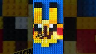 Pikachu Mosaico, exprésate con bloques #artandcraft #steam #skills #crea #creativity #shorts #lego