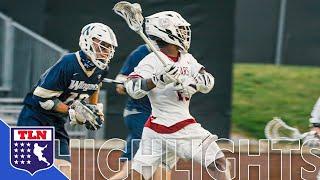 LENOIR-RHYNE (#4) vs. WINGATE (#6) | DIVISION 2 Lacrosse Highlights