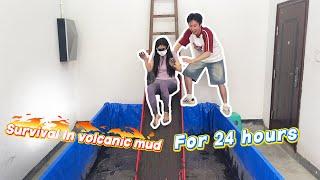 Challenge: Survive 24 Hours in Volcanic Mud