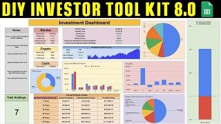 DIY Investor Tool Kit 8.0! (The BEST Dividend Portfolio Tracker - Google Sheets)