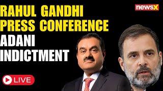 LIVE: Rahul Gandhi Press Conference | Adani indictment |Gautam Adani | Congress | U.S. Prosecutors