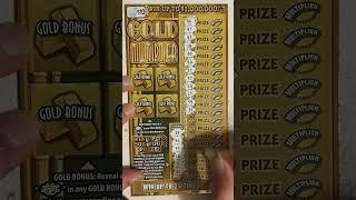 $10 Gold Multiplier scratch off Illinois Lottery