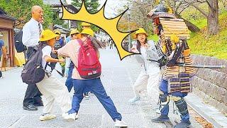 #78 SAMURAI Mannequin Prank in Kyoto Japan | Best Prank for Traveler Nice Reactions Kiyomizu Temple