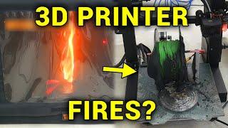 Testing a BlazeCut fire suppression system for 3D printer fires
